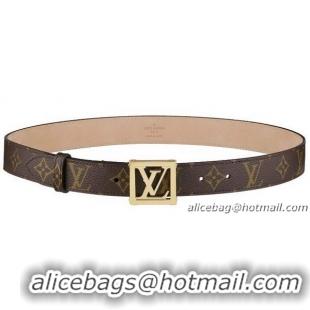 Buy Classic Ladies Louis Vuitton Frame Monogram Belt M6879T