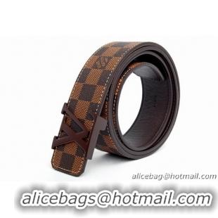 Louis Vuitton Damier Ebene Canvas Belt LV055