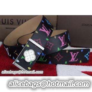 Buy Fashionable Louis Vuitton Monogram Multicolore Belt LV2935 Black