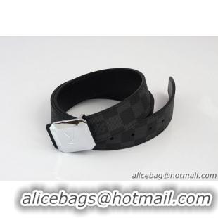 Louis Vuitton Damier Graphite Canvas Belt LV065