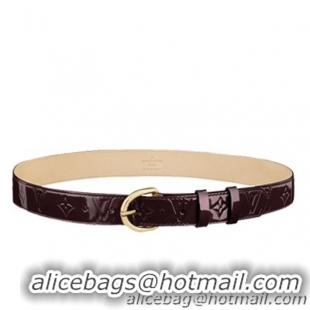 Luxury Classic Louis Vuitton Monogram Vernis Belt M6979U