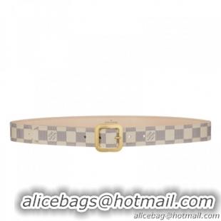 Buy Discount Louis Vuitton Tresor Damier Azur Belt M9730V