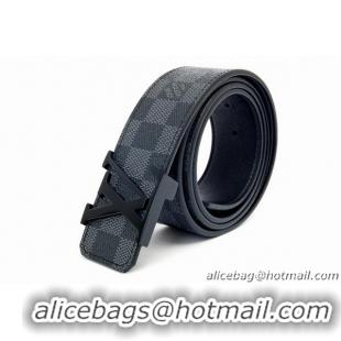 Louis Vuitton Damier Graphite Canvas Belt LV055