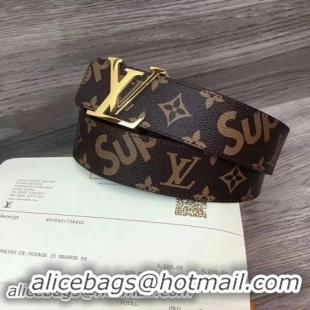 Classic Louis Vuitton SPREME 40mm Belt M5899 Brown