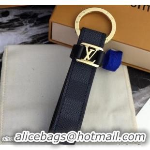 Good Looking Louis Vuitton LV Dragonne Key Holder Damier Graphite Canvas/Gold 825023