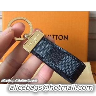 Good Quality Louis Vuitton Dragonne Key Holder Damier Graphite Canvas 825032