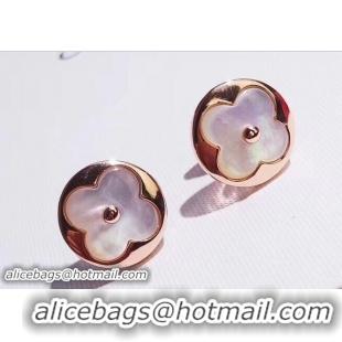 Charming Louis Vuitton Color Blossom Sun Earrings 824016 Pink Gold