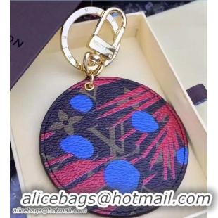 Most Popular Louis Vuitton Illustre Jungle Bag Charm Key Holder M42597 Blue