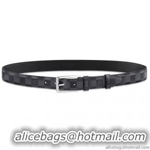 Louis Vuitton Force Damier Graphite Belt M9636Q