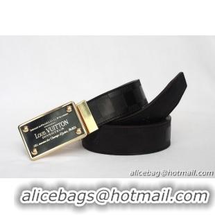 Louis Vuitton Brown Leather Belt LV054