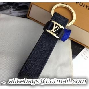 Most Popular Louis Vuitton LV Dragonne Key Holder Monogram Eclipse Canvas/Gold 825019