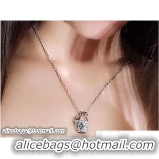 Good Quality Louis Vuitton Lockit Necklace 30261 Silver