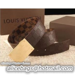 Grade Quality Louis Vuitton Width 40mm Neo Inventeur Reversible Belt M9235Q Damier Ebene Canvas