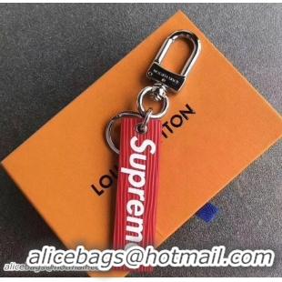 Hot Style Louis Vuitton Supreme Keychain 30281 Red