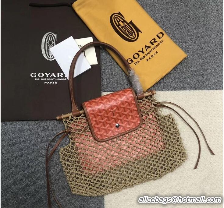 Low Price Design Goyard Aligre Mesh Bag 2300 Orange