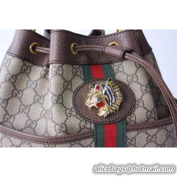 Discount Gucci GG Rajah Medium Bucket Bag 553961 2018