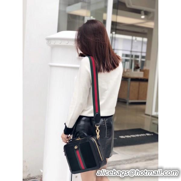 Best Grade Gucci Ophidia Suede Small Shoulder Bag 550622 Black 2018