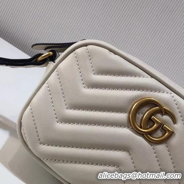 Purchase Gucci Gucci GG Marmont Matelassé Clutch 443438 White 2018