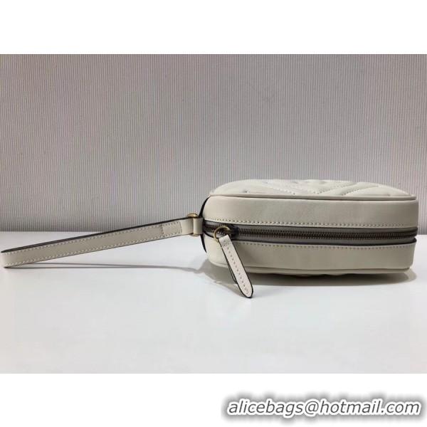 Purchase Gucci Gucci GG Marmont Matelassé Clutch 443438 White 2018