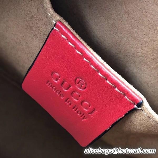 Top Grade Gucci Gucci GG Marmont Matelassé Clutch 443438 Red 2018