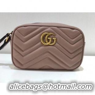 Promotional Gucci Gucci GG Marmont Matelassé Clutch 443438 Dusty Pink 2018