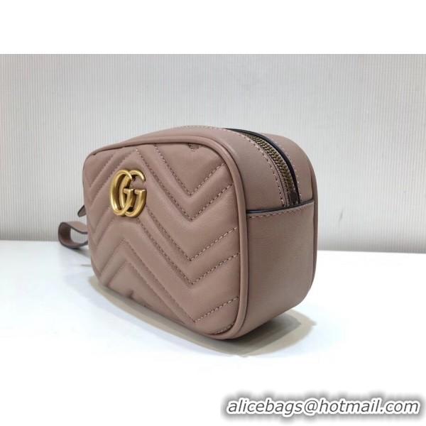 Promotional Gucci Gucci GG Marmont Matelassé Clutch 443438 Dusty Pink 2018