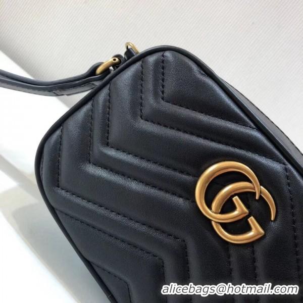 Good Taste Gucci Gucci GG Marmont Matelassé Clutch 443438 Black 2018