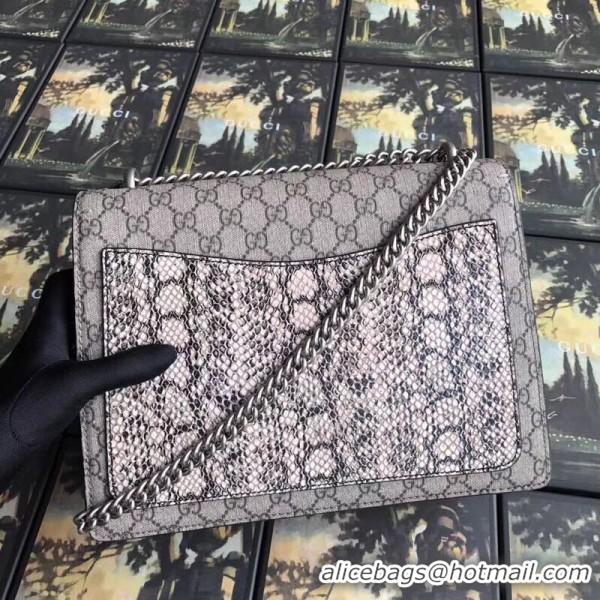 Top Grade Gucci Dionysus GG Snakeskin Medium Shoulder Bag with Phoenix Appliqué 403348 2018