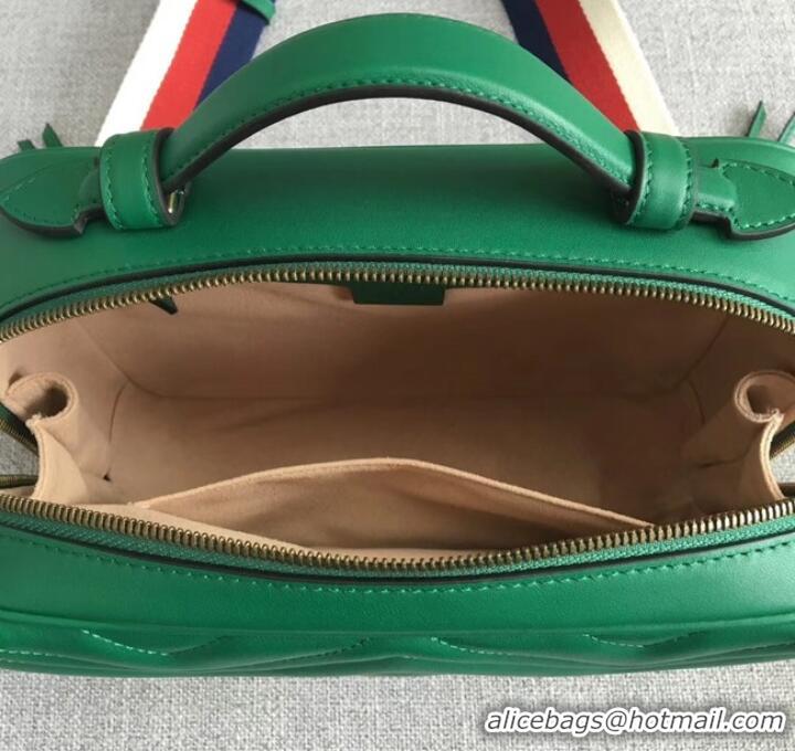 Unique Style Gucci GG Marmont small shoulder bag 498100 green