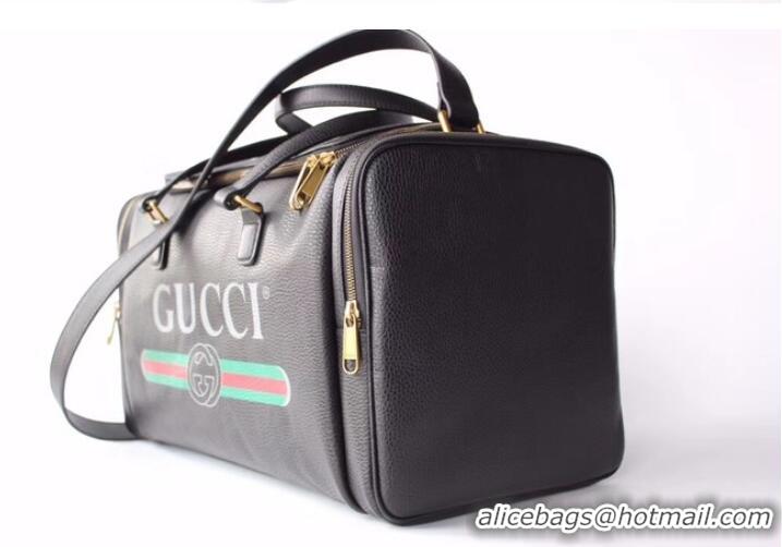 Trendy Design GUCCI GG Soho Leather Supreme Travelling bag 547837 black