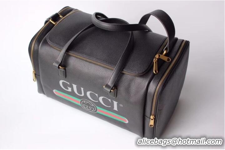 Trendy Design GUCCI GG Soho Leather Supreme Travelling bag 547837 black