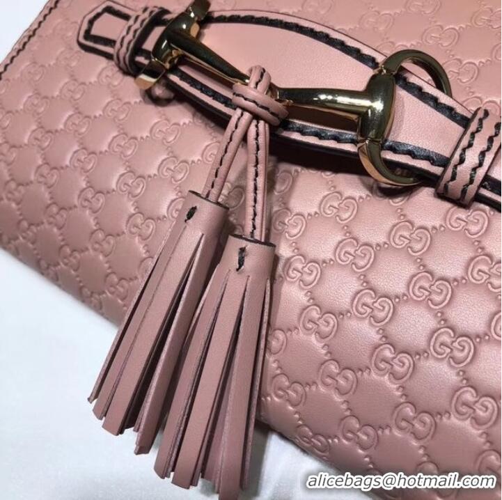 AAAAA Gucci Mini leather bag 449636 pink