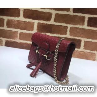 For Sale Gucci Mini leather bag 449636 red