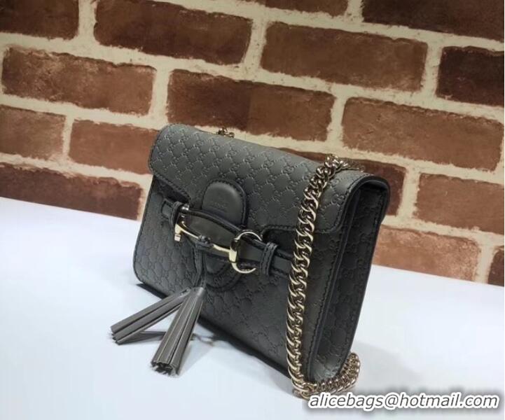 Design Discount Gucci Mini leather bag 449636 Grey