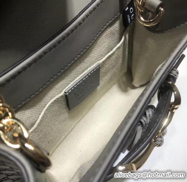 Design Discount Gucci Mini leather bag 449636 Grey