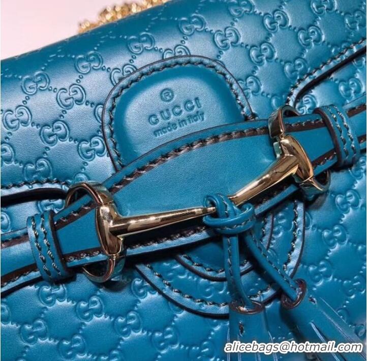 Fashion Gucci Mini leather bag 449636 Blue