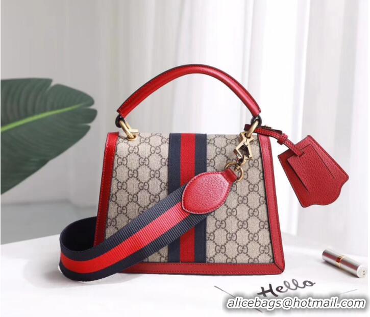 Promotion Gucci Queen Margaret GG small top handle bag 476541 Red