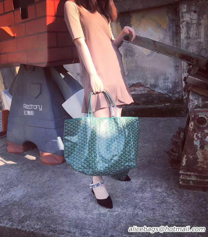 Buy Discount Goyard Original Saint Louis Tote Bag GM 18212 Green