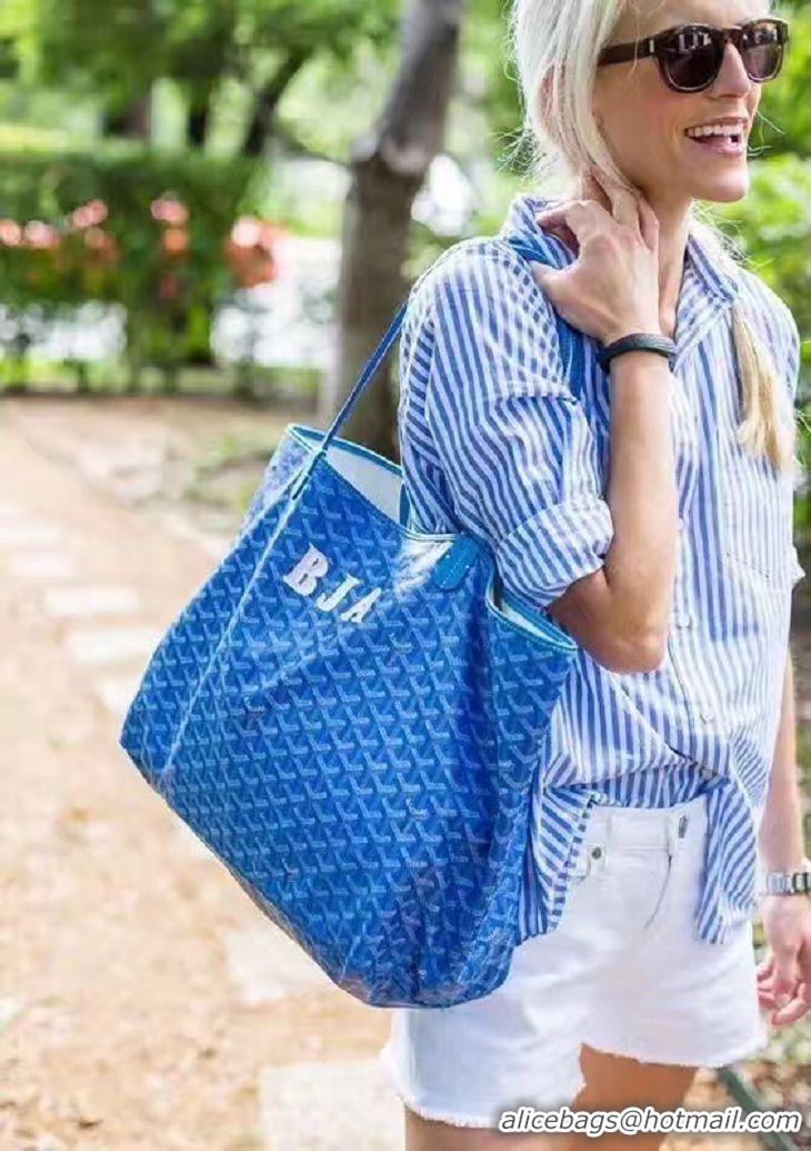 Shop Cheap Goyard Original Saint Louis Tote Bag GM 18212 Light Blue