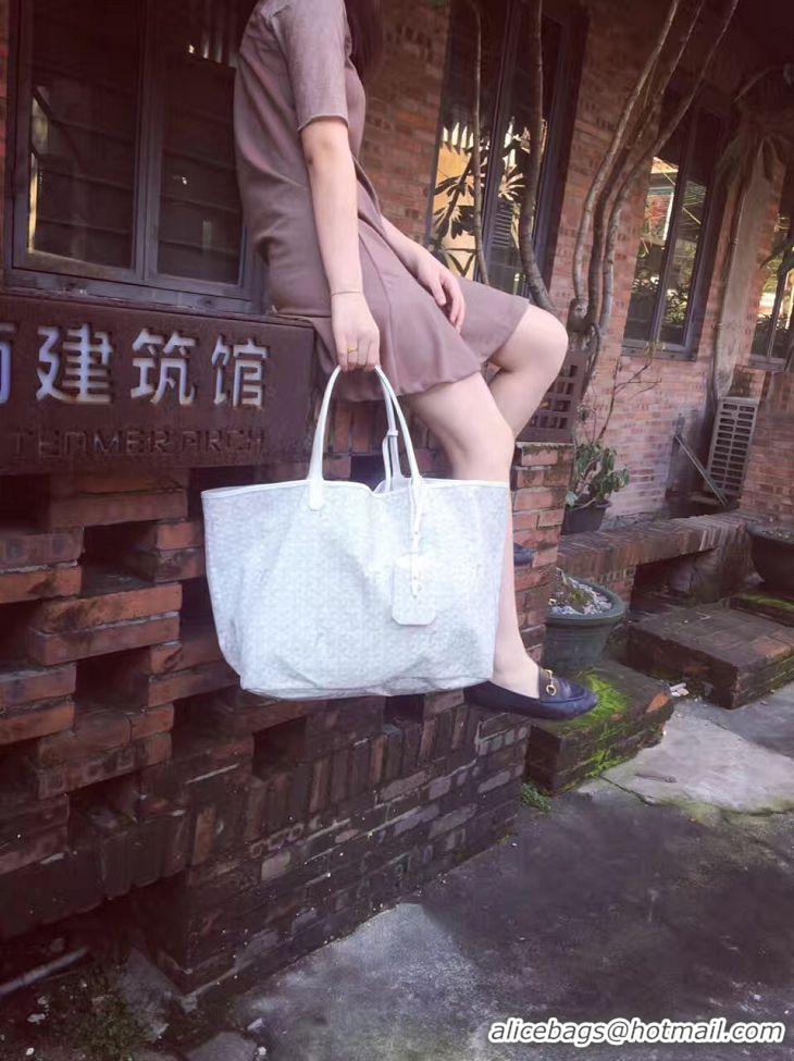 Most Popular Goyard Original Saint Louis Tote Bag GM 18212 White