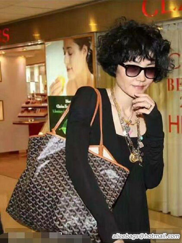 Discount Goyard  Original St Louis Tote PM 18212 Black And Tan