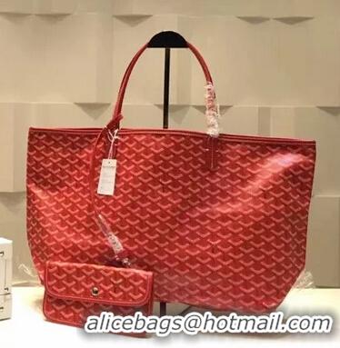 Top Design Goyard St Louis Tote GM 2376 Red