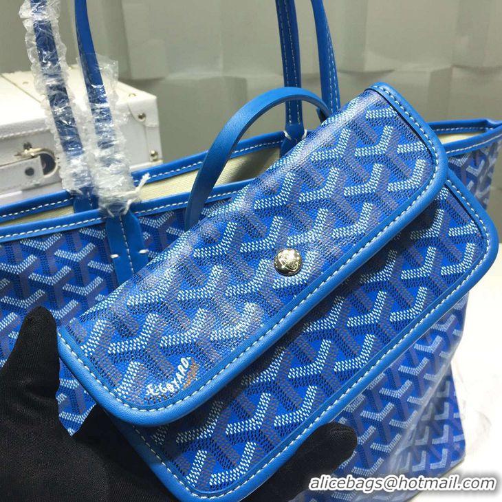 Hot Sell Goyard St Louis Tote GM 2376 Light Blue