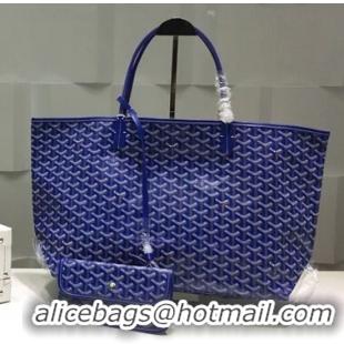 Low Cost Goyard St Louis Tote GM 2376 Dark Blue