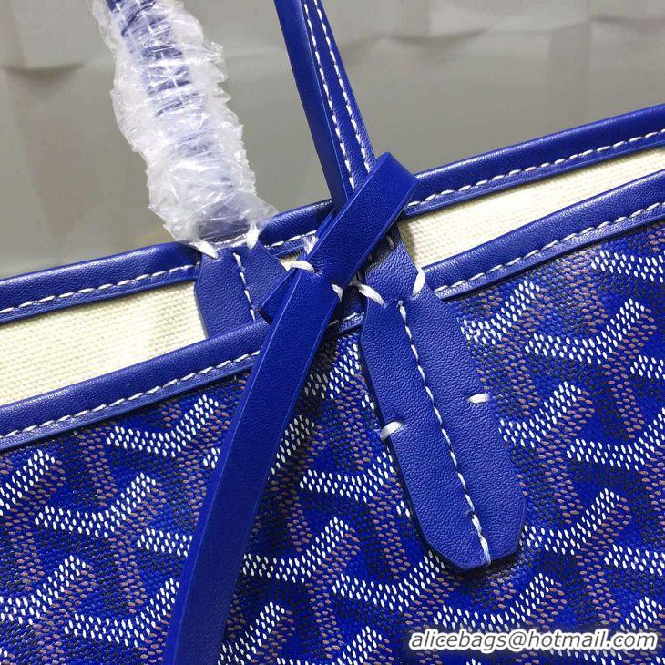 Low Cost Goyard St Louis Tote GM 2376 Dark Blue