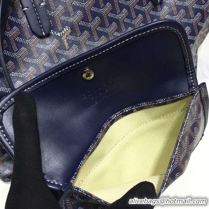 Buy Cheaper Goyard St Louis Tote GM 2376 Navy Blue