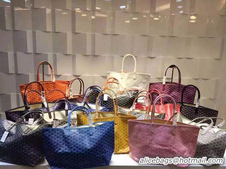 Buy Cheaper Goyard St Louis Tote GM 2376 Navy Blue