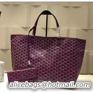 Unique Grade Goyard St Louis Tote GM 2376 Purple