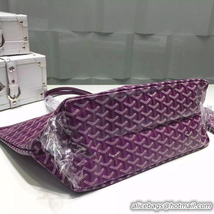 Unique Grade Goyard St Louis Tote GM 2376 Purple