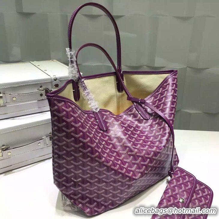 Unique Grade Goyard St Louis Tote GM 2376 Purple